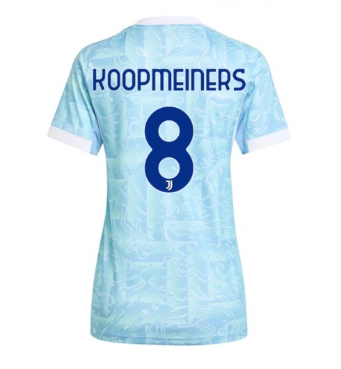 Juventus Teun Koopmeiners #8 Bortedrakt Dame 2025-26 Korte ermer Juventus Teun Koopmeiners #8 Bortedrakt Dame 2025-26 Korte ermer